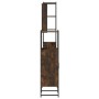Set de muebles baño 4 pzas madera contrachapada roble ahumado de , Muebles de baño - Ref: Foro24-3214832, Precio: 234,10 €, D...
