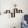 Estantería pared madera ingeniería roble ahumado 104,5x10x43 cm de , Estantes y estanterías - Ref: Foro24-840727, Precio: 25,...