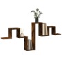 Estantería pared madera ingeniería roble ahumado 104,5x10x43 cm de , Estantes y estanterías - Ref: Foro24-840727, Precio: 25,...