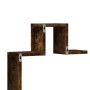 Estantería pared madera ingeniería roble ahumado 104,5x10x43 cm de , Estantes y estanterías - Ref: Foro24-840727, Precio: 25,...