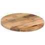 Tablero de mesa redondo madera maciza mango rugosa Ø 50x3,8 cm de , Tableros para mesas - Ref: Foro24-370005, Precio: 53,64 €...