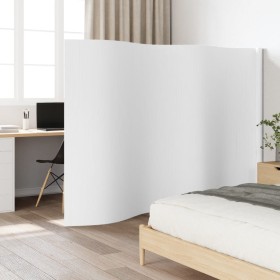 Biombo divisor de bambú blanco 165x400 cm de , Divisores de ambientes - Ref: Foro24-377003, Precio: 95,57 €, Descuento: %