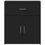 Aparador de madera de ingeniería 2 uds negro 60x31x70 cm de , Aparadores - Ref: Foro24-3276547, Precio: 157,31 €, Descuento: ...