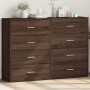 Aparadores 2 uds madera de ingeniería marrón roble 60x31x84 cm de , Aparadores - Ref: Foro24-3276587, Precio: 175,07 €, Descu...