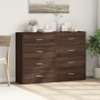 Aparadores 2 uds madera de ingeniería marrón roble 60x31x84 cm de , Aparadores - Ref: Foro24-3276587, Precio: 175,07 €, Descu...