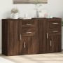 Aparador de madera de ingeniería 2 uds marrón roble 60x31x70 cm de , Aparadores - Ref: Foro24-3276566, Precio: 159,03 €, Desc...