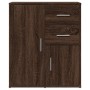 Aparador de madera de ingeniería 2 uds marrón roble 60x31x70 cm de , Aparadores - Ref: Foro24-3276566, Precio: 159,03 €, Desc...
