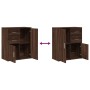 Aparador de madera de ingeniería 2 uds marrón roble 60x31x70 cm de , Aparadores - Ref: Foro24-3276566, Precio: 159,03 €, Desc...