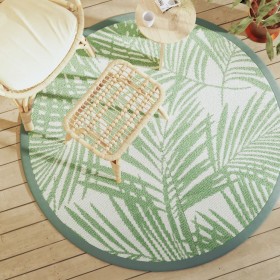 Alfombra exterior ARAKIL verde Ø160 cm PP de , Protectores para exterior - Ref: Foro24-368511, Precio: 40,31 €, Descuento: %