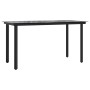 Set de comedor de jardín 9 pzas y cojines ratán sintético negro de , Conjuntos de jardín - Ref: Foro24-3213609, Precio: 607,3...