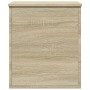 Caja de almacenaje madera ingeniería roble Sonoma 40x42x46 cm de , Baúles de almacenamiento - Ref: Foro24-840648, Precio: 49,...