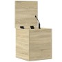 Caja de almacenaje madera ingeniería roble Sonoma 40x42x46 cm de , Baúles de almacenamiento - Ref: Foro24-840648, Precio: 49,...
