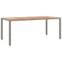 Set comedor jardín 7 pzas y cojines ratán sintético gris de , Conjuntos de jardín - Ref: Foro24-3157542, Precio: 600,81 €, De...