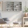 Vitrina de madera de ingeniería gris hormigón 100x15x58 cm de , Estantes y estanterías - Ref: Foro24-847929, Precio: 56,77 €,...