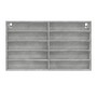 Vitrina de madera de ingeniería gris hormigón 100x15x58 cm de , Estantes y estanterías - Ref: Foro24-847929, Precio: 56,77 €,...