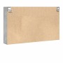 Vitrina de madera de ingeniería gris hormigón 100x15x58 cm de , Estantes y estanterías - Ref: Foro24-847929, Precio: 56,77 €,...