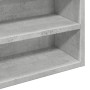 Vitrina de madera de ingeniería gris hormigón 100x15x58 cm de , Estantes y estanterías - Ref: Foro24-847929, Precio: 56,77 €,...