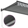 Toldo retráctil aluminio y tela gris antracita y blanco 4,5x3 m de , Toldos - Ref: Foro24-3216111, Precio: 313,77 €, Descuent...