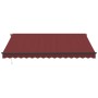 Toldo retráctil automático burdeos 400x300 cm de , Toldos - Ref: Foro24-3310188, Precio: 376,32 €, Descuento: %