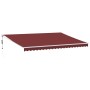 Toldo retráctil automático burdeos 500x300 cm de , Toldos - Ref: Foro24-3215307, Precio: 487,25 €, Descuento: %