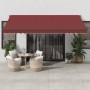 Toldo retráctil automático burdeos 450x300 cm de , Toldos - Ref: Foro24-3215311, Precio: 410,75 €, Descuento: %