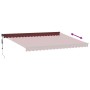 Toldo retráctil automático burdeos 450x300 cm de , Toldos - Ref: Foro24-3215311, Precio: 410,75 €, Descuento: %