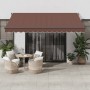 Toldo retráctil manual marrón 400x300 cm de , Toldos - Ref: Foro24-3215705, Precio: 246,31 €, Descuento: %