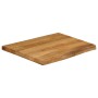 Tablero de mesa borde natural madera maciza mango 60x60x2,5 cm de , Tableros para mesas - Ref: Foro24-370762, Precio: 57,15 €...