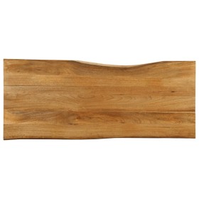 Tablero de mesa borde natural madera maciza mango 140x60x2,5 cm de , Tableros para mesas - Ref: Foro24-370769, Precio: 122,22...