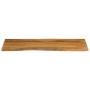 Tablero de mesa borde natural madera maciza mango 140x60x2,5 cm de , Tableros para mesas - Ref: Foro24-370769, Precio: 122,22...
