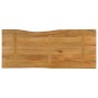 Tablero de mesa borde natural madera maciza mango 140x60x2,5 cm de , Tableros para mesas - Ref: Foro24-370769, Precio: 122,22...