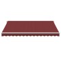 Toldo retráctil automático con luces LED burdeos 400x300 cm de , Toldos - Ref: Foro24-3214975, Precio: 620,25 €, Descuento: %