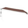 Toldo retráctil automático marrón 450x300 cm de , Toldos - Ref: Foro24-3215711, Precio: 396,50 €, Descuento: %