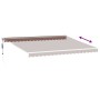 Toldo retráctil automático marrón 450x300 cm de , Toldos - Ref: Foro24-3215711, Precio: 396,50 €, Descuento: %