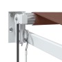 Toldo retráctil automático marrón 450x300 cm de , Toldos - Ref: Foro24-3215711, Precio: 396,50 €, Descuento: %