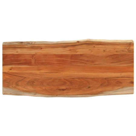 Tablero de mesa rectangular borde natural acacia 140x60x2,5 cm de , Tableros para mesas - Ref: Foro24-370625, Precio: 110,16 ...