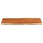 Tablero de mesa rectangular borde natural acacia 140x60x2,5 cm de , Tableros para mesas - Ref: Foro24-370625, Precio: 110,16 ...