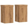 Soportes de plantas 2 uds madera roble artisian 10x10x18 cm de , Soportes para macetas - Ref: Foro24-852887, Precio: 19,02 €,...