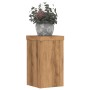 Soportes de plantas 2 uds madera roble artisian 10x10x18 cm de , Soportes para macetas - Ref: Foro24-852887, Precio: 19,02 €,...