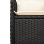 Set de mesa y sillas de jardín 7 pzas y cojines ratán PE negro | Foro24.es | Tu tienda online para hogar, jardín y más Foro24.es