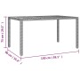 Set de mesa y sillas de jardín 7 pzas y cojines ratán PE negro | Foro24.es | Tu tienda online para hogar, jardín y más Foro24.es
