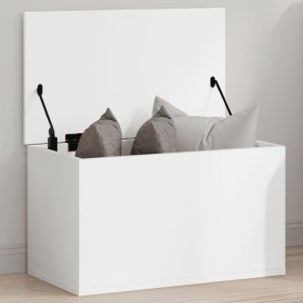 Caja de almacenaje madera de ingeniería blanco 60x35x35 cm de , Baúles de almacenamiento - Ref: Foro24-840674, Precio: 60,91 ...