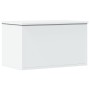 Caja de almacenaje madera de ingeniería blanco 60x35x35 cm de , Baúles de almacenamiento - Ref: Foro24-840674, Precio: 60,91 ...