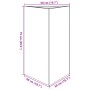 Jardinera triangular acero galvanizado 50x43x75 cm | Foro24.es | Tu tienda online para hogar, jardín y más Foro24.es