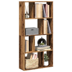 Estantería madera de ingeniería color envejecido 60x20x120 cm de , Librerías y estanterías - Ref: Foro24-858154, Precio: 68,6...