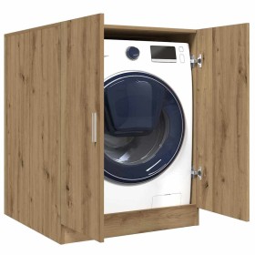 Armario de lavadora roble artisan 70,5x71,5x91,5 cm de , Accesorios para lavadoras y secadoras - Ref: Foro24-856641, Precio: ...
