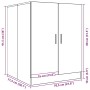 Armario de lavadora roble artisan 70,5x71,5x91,5 cm de , Accesorios para lavadoras y secadoras - Ref: Foro24-856641, Precio: ...