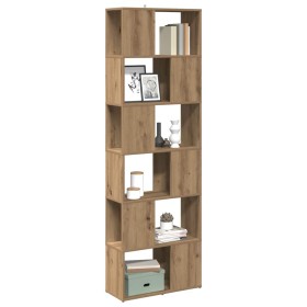 Estantería/divisor de espacios roble artisan 60x24x186 cm de , Librerías y estanterías - Ref: Foro24-856731, Precio: 98,74 €,...