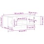 Mueble para TV madera de ingeniería roble artisan 102x30x37,5cm de , Muebles TV - Ref: Foro24-855817, Precio: 60,25 €, Descue...