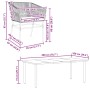Juego de comedor de jardín 7 pzas con cojines ratán PE marrón de , Conjuntos de jardín - Ref: Foro24-3334623, Precio: 593,09 ...